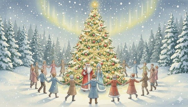 «Скоро, скоро Новый Год!»: новогодний огонёк