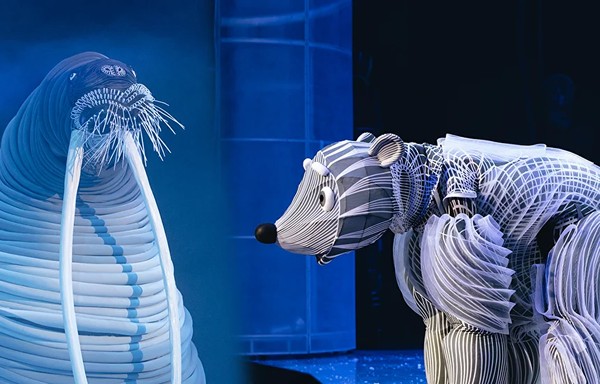 Новогодние приключения белых медвежат