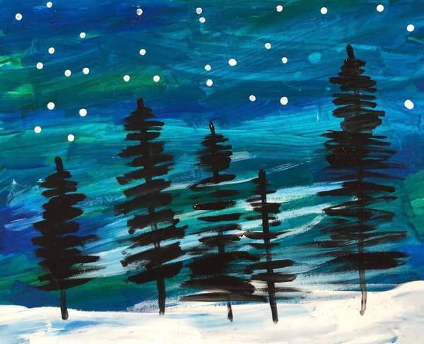 Выставка рисунков «Творим по-новогоднему»