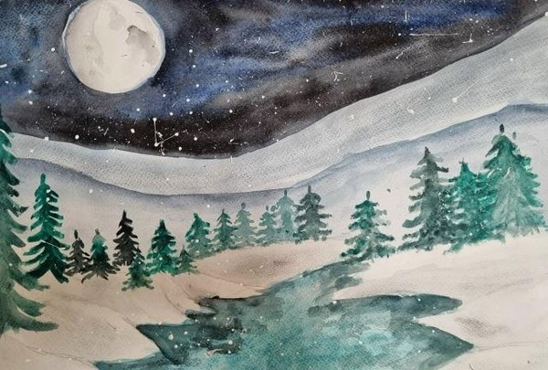 Выставка художественных работ «Образы зимы»