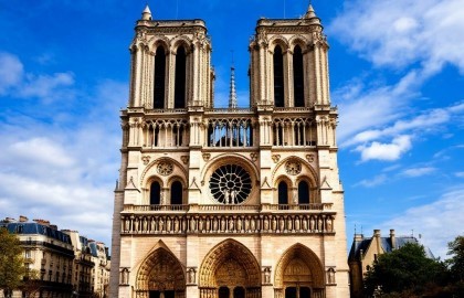 Notre Dame de Paris. Орган и солисты в Соборе при свечах