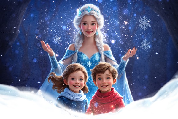 Как Маша и Витя спасали Снегурочку