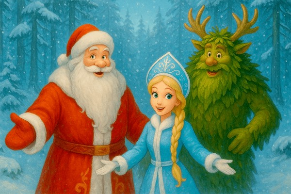 А у нас под Новый год