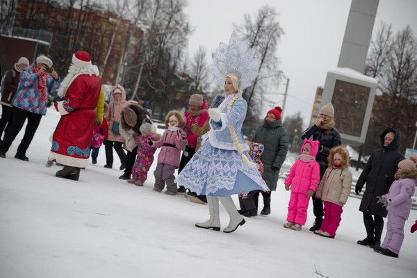 В компании с Дедом Морозом