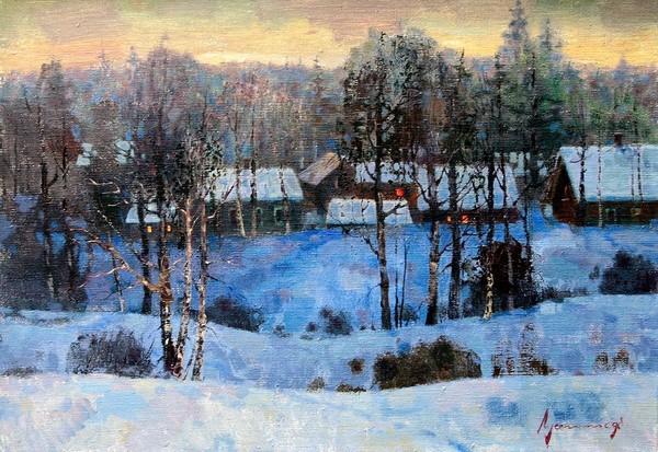 Выставка «Зима. Цвет синий»