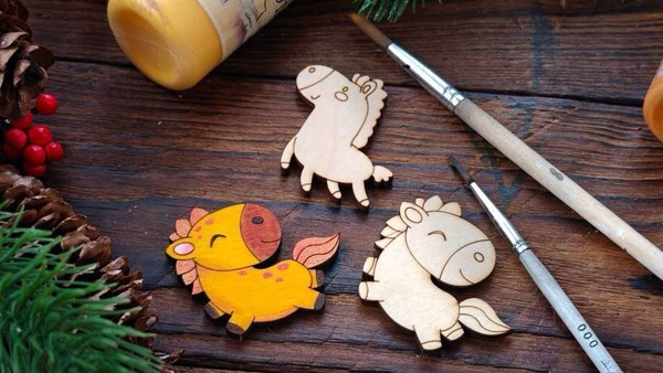 Мастер-класс «Роспись деревянных магнитов»