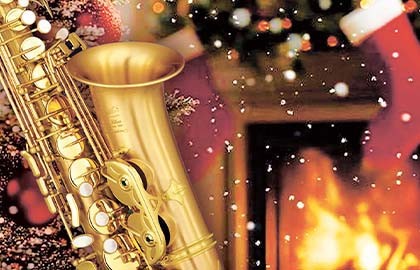 Театральный орган в усадьбе. Рождественский вечер. Орган и саксофон