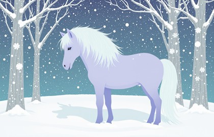 Лошадка для Деда Мороза