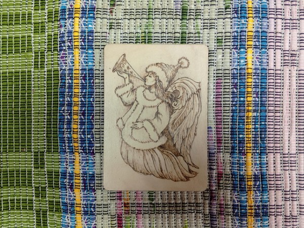 Мастер-класс по пирографии «Рождественский Ангел»