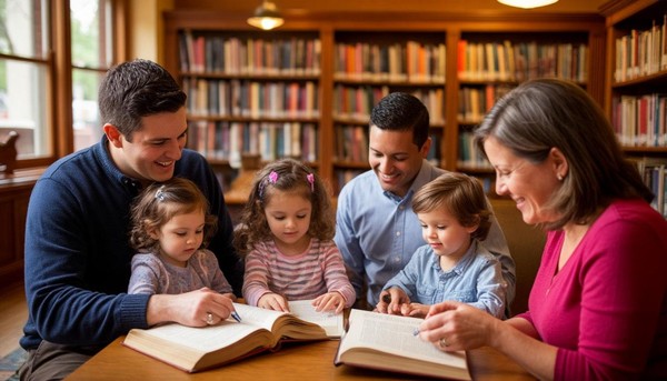 Семейный утренник «Знакомство с библиотекой»