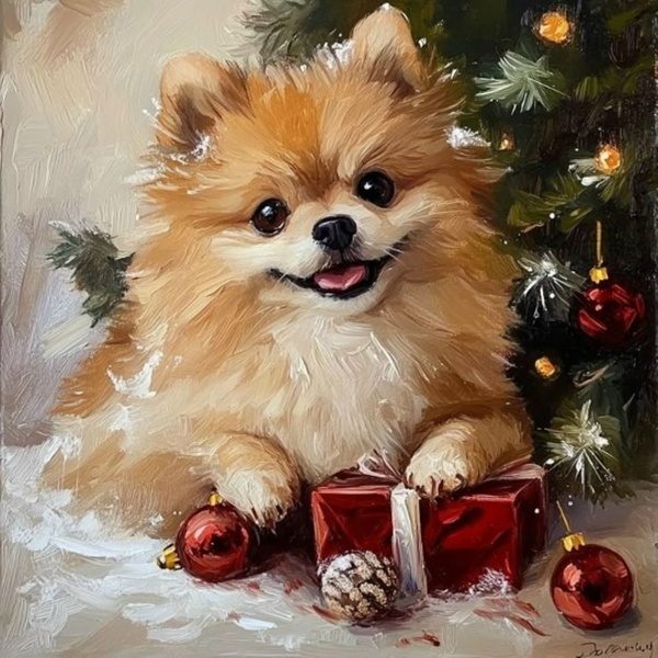 Мастер-класс "Праздник", масло/акрил