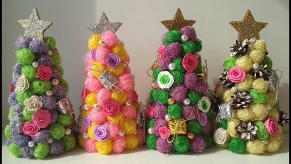 Елка из сизаля