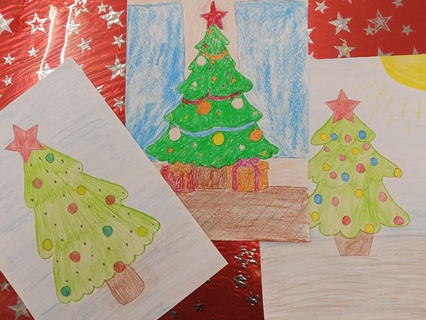 Мастер-класс «Новогодний рисунок»