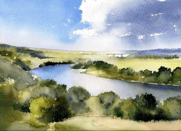 Мастер-класс «Акварельная фантазия»