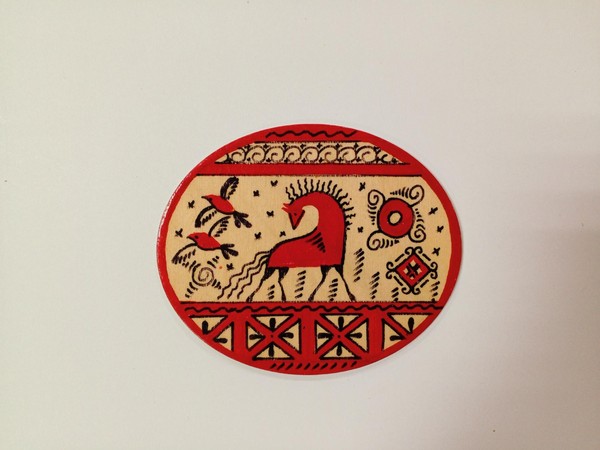 Мастер-класс по росписи по дереву «Красный конь»