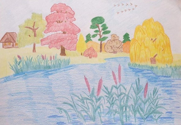 Мастер-класс «Осенний пейзаж»