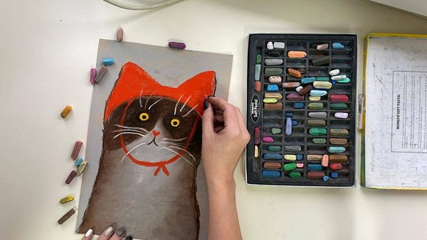 Мастер-класс «Зимние котики»