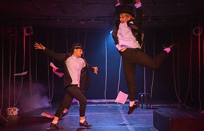 В открытом море