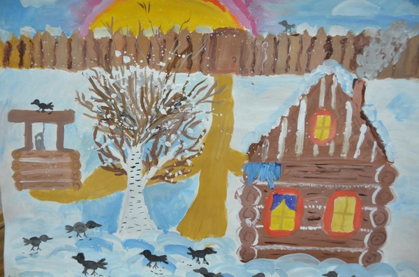 Виртуальная выставка «Рисунки под стихи»