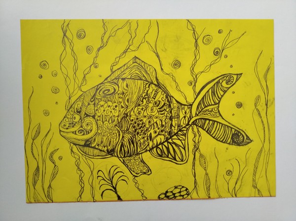 Выставка творческих работ «Морские обитатели»