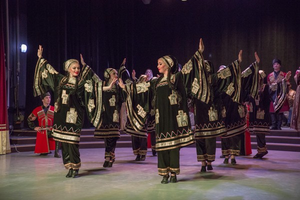 Участие в празднование 80-летия заслуженного мастера спорта СССР Загалава Абдулбекова