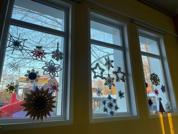 Снежинки для зоопарка