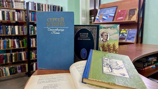 В отделе городского абонемента работает книжная мини-выставка «Поэтическая зима»