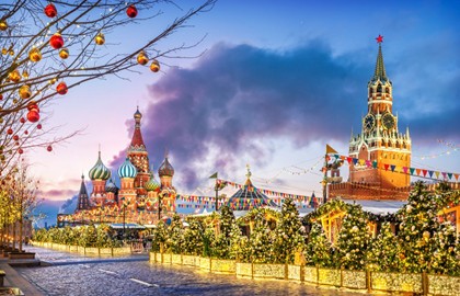 Новогодняя Москва: обзорная автобусная экскурсия