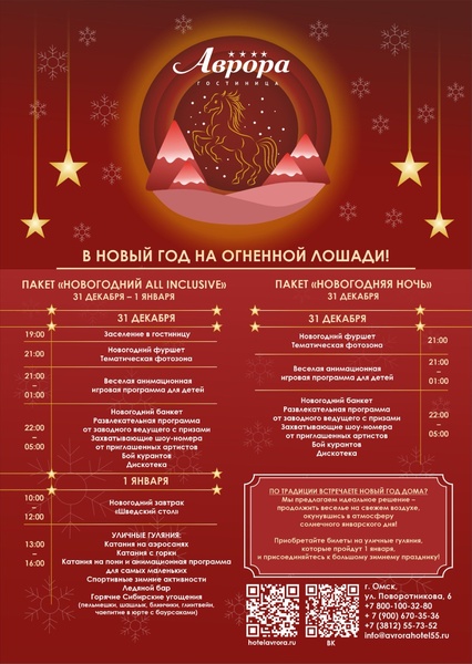 Новогодняя ночь в Авроре