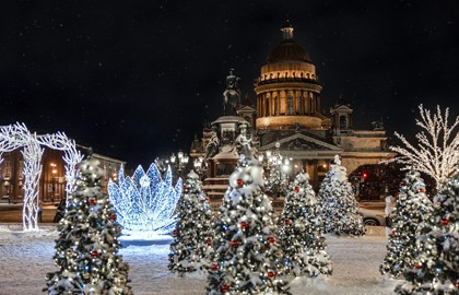 Встречаем Новый год в Петербурге