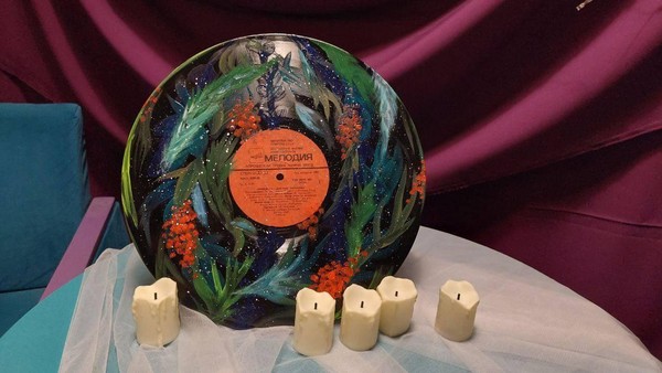 Мастер-класс «Роспись виниловых пластинок»