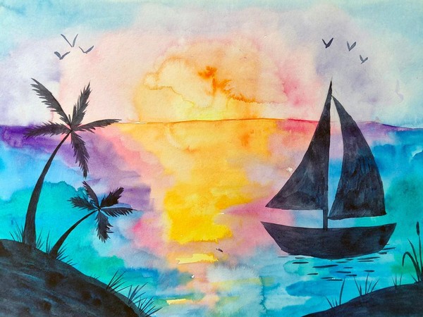 Мастер-класс «Закат»