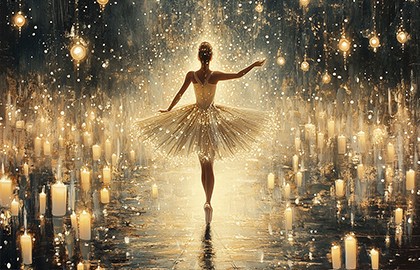 Балет при свечах и звёздах на музыку Людовико Эйнауди «A. M. O. R. E»