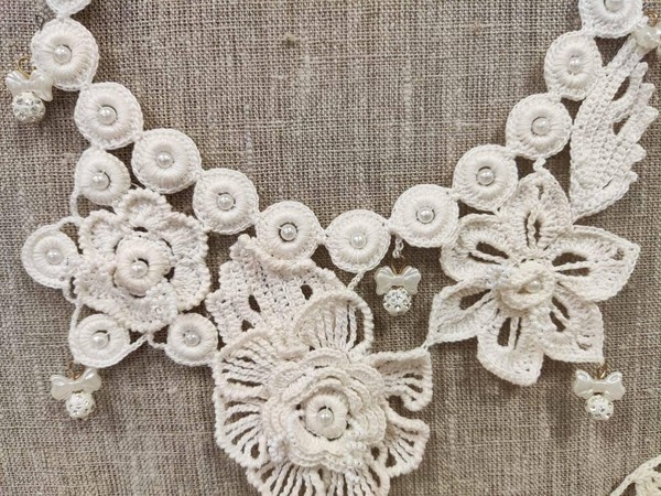 Мастер-класс «Элемент кружевного колье»