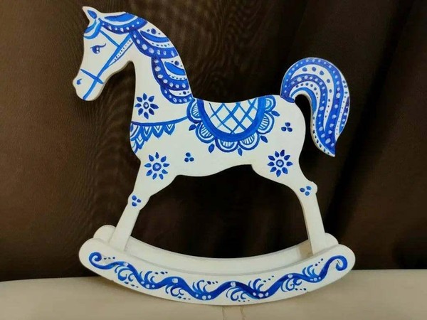 Мастер-класс «Роспись елочной игрушки в стиле гжель»