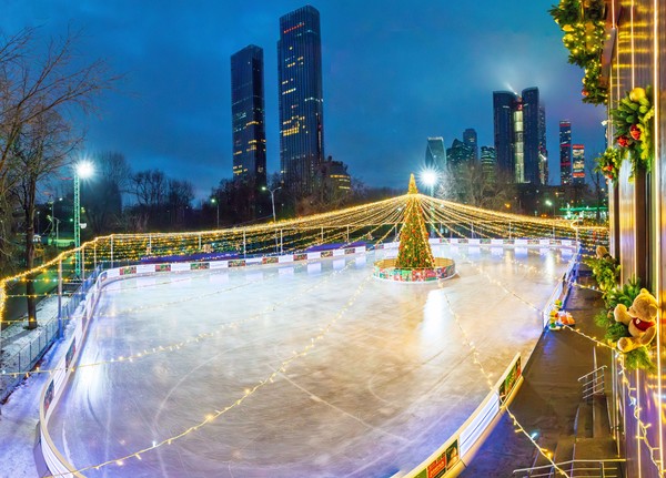 Каток в парке «Красная Пресня»
