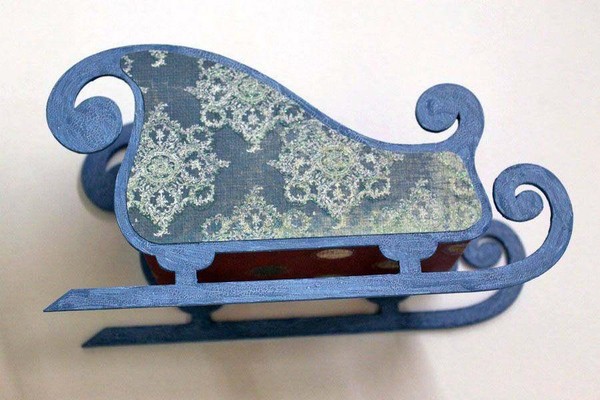 Мастер-класс «Сани из бумаги»