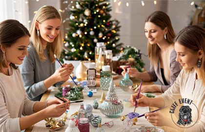 Мастер-класс по росписи новогодних шаров