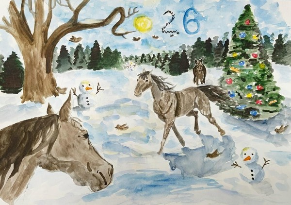 Лучшие детские рисунки примут участие в творческих конкурсах