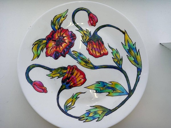 Мастер-класс «Технология по стеклу витражными красками»