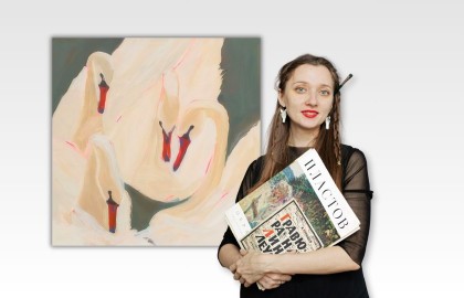 Мастер-класс по гуаши Агаты Полуянчик