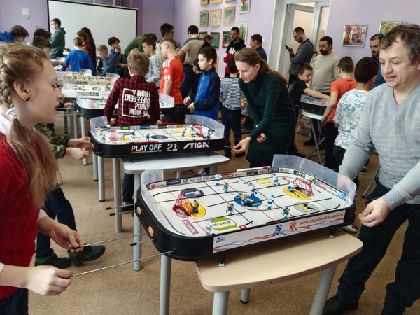 Новогодний турнир по настольному хоккею