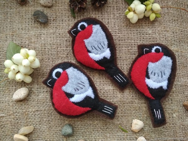 Мастер-класс «Фетровый снегирь»