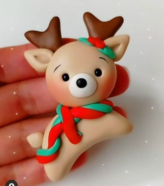 Мастер-класс для детей по лепке 'Оленёнок'