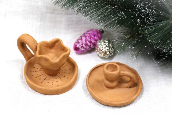 Мастер-класс «Новогодний подсвечник»