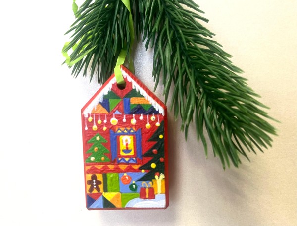 Семинар-практикум по росписи по дереву «Домик»