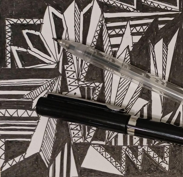 Мастер-класс зентангл «Декабрьские узоры»