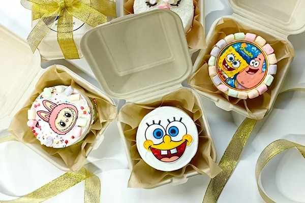 Бенто-торт из мороженого с сюрпризом