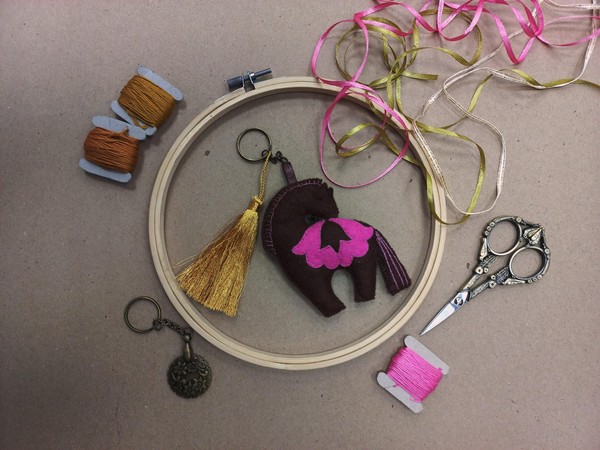 Мастер-класс «Фетровая фантазия. Брелок лошадка»