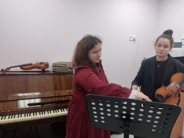 Открытый урок «Работа над произведением крупной формы»